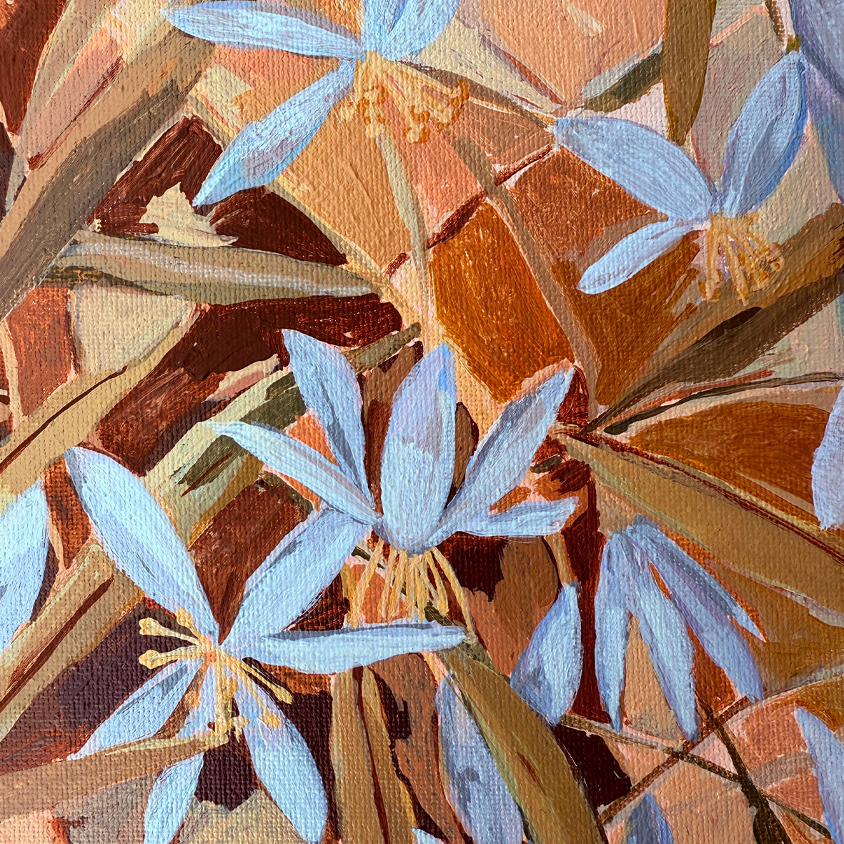 A Nodding Blue Lily Study