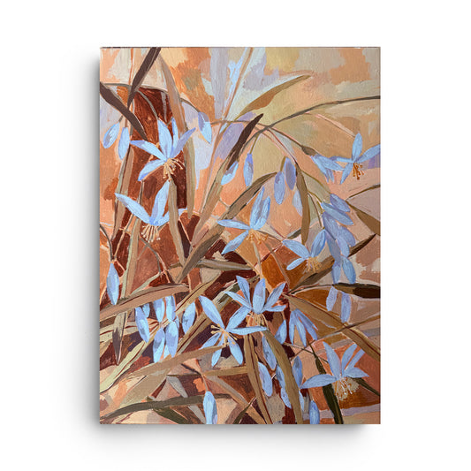 A Nodding Blue Lily Study
